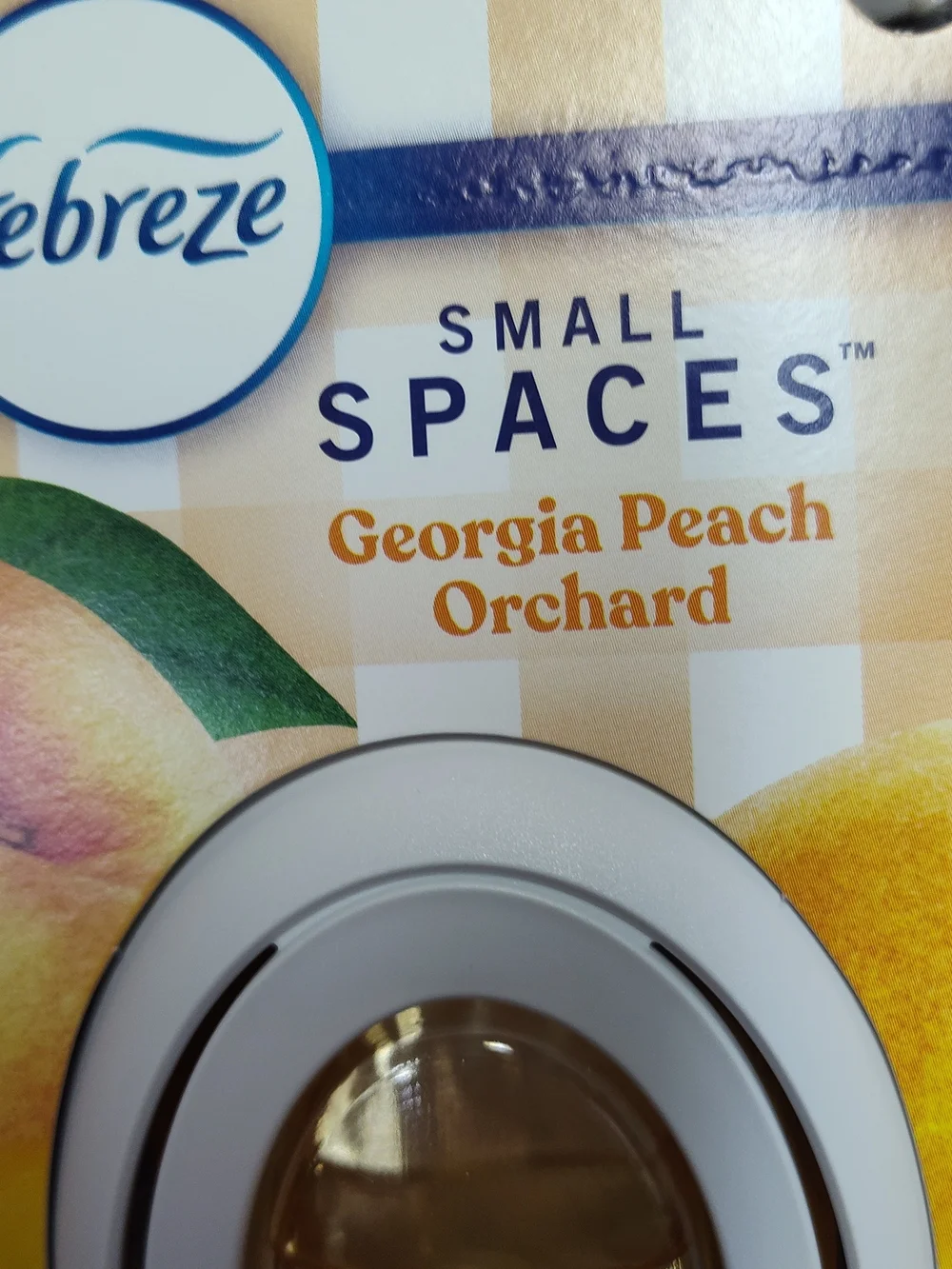 NWT! Febreze Small Spaces Georgia Peach Orchard Air Fresheners - (2-2pks)